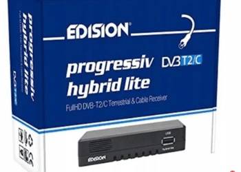 Dekoder EDISION HYBRID  telewizja kablowa i naziemna DVBT2 z wysyłką