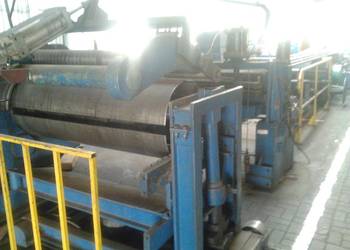 Linia do cięcia rozkroju blachy nożyce wielokrążkowe rozkrawarka Julius