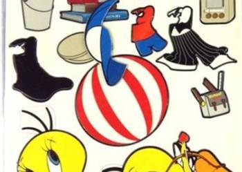Magnesy Na Lodówkę Z Postaciami Tweety - Wielokolorowe Naklejki