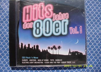 * Plyty ;HITS JAHRE DER 80ER VOL.1 ; CD 1; 2; 3 ;CENA ZA 3 SZTU Sony music.