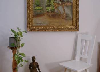 Obraz płótno Gabinet Marii Antoniny Paryż Wersal Francja 1910