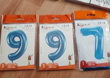 Balon na urodziny cyfry 9 i 7
