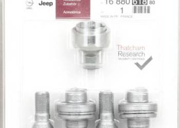 ŚRUBY ZŁODZIEJKI NAKRĘTKA ZESTAW PEUGEOT CITROEN ORYGINAŁ