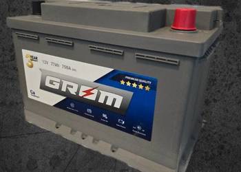 Akumulator GROM Premium 77Ah 750A EN DTR Prawy Plus