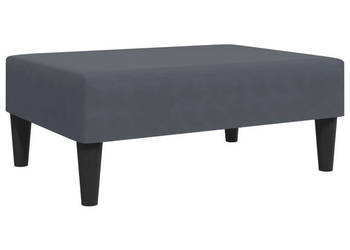 Podnóżek ciemnoszary 77x55x31 cm aksamit WM-379558