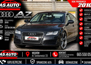 Audi A7 Sportback 3,0TDi 245KM Quattro/Stronic/Bixenon/Ledy/BOSE/Alu/Serwi…