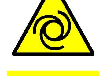 Naklejka Uwaga! Uruchamia się automatycznie GF037