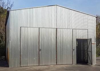 Blaszana montowana hala 7x7m -ocynkowana