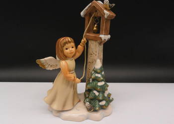 Przepiękna Figurka Porcelanowa GOEBEL – „Anioł przy dzwonnicy” (44 073)