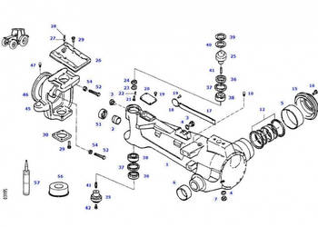 Fendt 927 930 933 936 - flansza mostu 816300020270