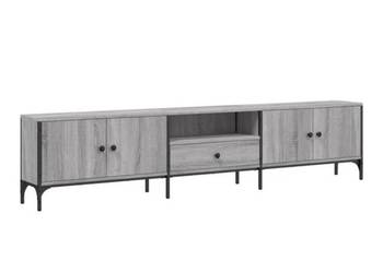 Szafka pod TV z szufladą szary dąb 200x25x44