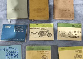 Instrukcję Komar,Romet, Wsk, Simson, Wfm, MZ, Junak, Cz, 