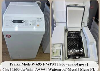 Pralka Miele W 695 F WPM | ładowana od góry | 6 kg | 1600 obr/min | A+++