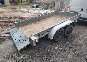 Przyczepa barnderup 2500kg minikoparka uchylna 313x180