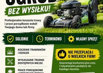 Koszenie trawy/trawników/ogród