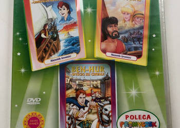 NIEZWYKŁE OPOWIEŚCI cz.3 DVD KOLUMB Ben-Hur Odyseja Powrót 3 Filmy NOWY