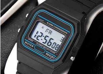 Zegarek męski elektroniczny cyfrowy retro vintage, nowy, podobny do casio