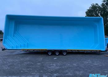 Basen ogrodowy poliestrowy MARKI BESTPOOLS - SANTORINI 10.5x3.7x1.55m
