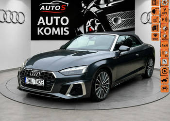 Audi A5 Cabrio Audi A5 Cabrio S line Quattro 2.0 45TFSI 265KM Jak Nowe F5 …