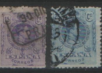 Zn. Hiszpania Mi 234A, 6A  kas  1909
