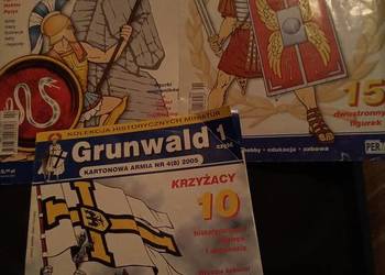 Kartonikowa armia grunwald i Rzymianie. Cen za komplet!
