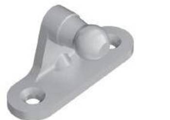 Mocowanie sprężyn gazowych i amortyzatorów CA9222SJ