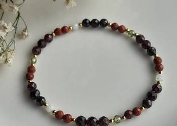 Kamienie naturalne Granat Jaspis Czerwony Perydot Kamień księżycowy