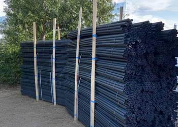 tyczki/paliki sadownicze wykonane z plastiku PVC trwałe i odporne