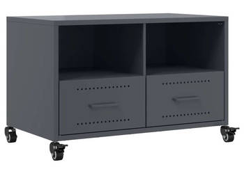 Szafka RTV antracytowa 68x39x435 cm stal WM-846700