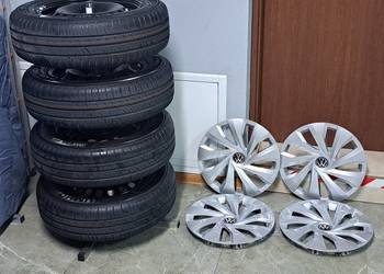 Opony Letnie Kumho Ecowing es31 185/65r15, Felgi Stalowe Oryginalne VW