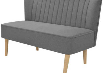 Sofa 117x555x77 cm jasnozielony materiał WM-244070