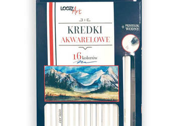 kredki akwarelowe 16, komplet kredek akwarelowych, artystyczne kredki