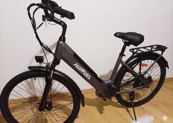 Rower elektryczny, silnik 250W, bateria 36V 13Ah (kolor szary i zielony)