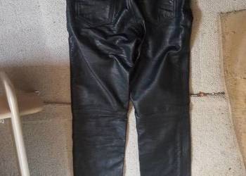 hallman spodnie motocyklowe skorzane z ochraniaczami 48