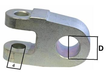 Głowica przegubowa łącznika, otwór mocujący do ciągnika 28,2 mm/G100 mm 2A…