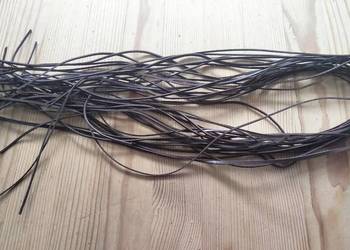 Rzemyk cienki długość 88 cm kolor brązowy