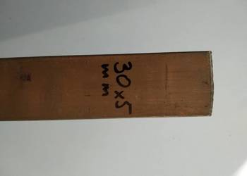 Płaskownik miedziany Cu 30 x 5 mm długość 2000 mm