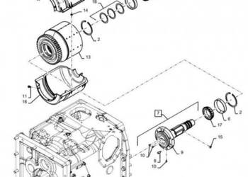 New Holland T6090 T6070 Wałek 84476028