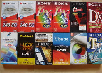 Kasety Video VHS-nowe