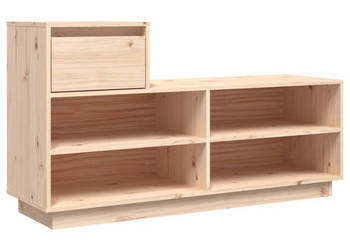 Szafka na buty 110x34x61 cm lite drewno sosnowe WM-814449