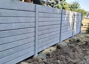 Ogrodzenie betonowe producent MAR-BRUK, płoty betonowe, płyty ogrodzeniowe