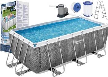 Basen Stelażowy Ogrodowy 412 x 201 x 122cm Bestway