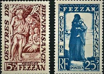 FEZZAN 1950 MNH**-kompletna seria.GRATIS WYSYŁKA!