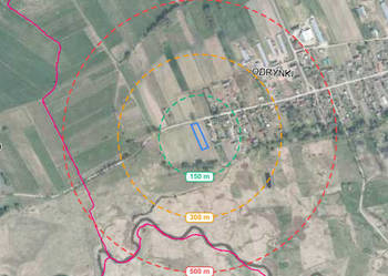 Działka budowlana nad Narwią 2460m2 Odrynki