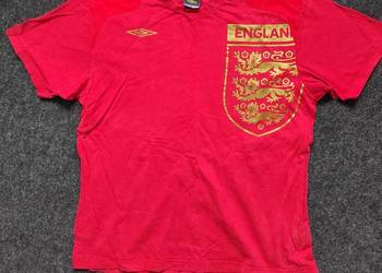 Umbro t-shirt sportowy czerwony England rozmiar L
