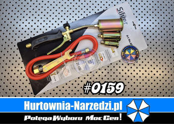 Palnik gazowy do papy dachowej 3 dysze + wąż Palnik gazowy do papy