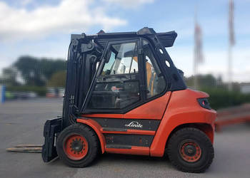 Wózek widłowy Linde H60D-03 duplex 3,55 m diesel 6 ton | 2017