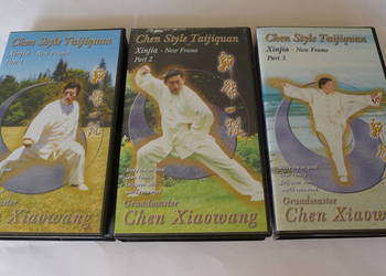 CHEN XIAOWANG - Chen Taiji Xin Jia  cz. I, II, III VHS tasma / Tai chi
