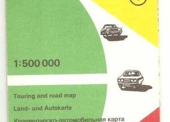 Mapa Krajoznawczo - Samochodowa - Koszalińskie Szczecińskie