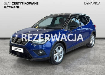 Seat Arona VAT 23% FR 1.0TSI 110KM DSG 2021 r., salon PL, I właściciel